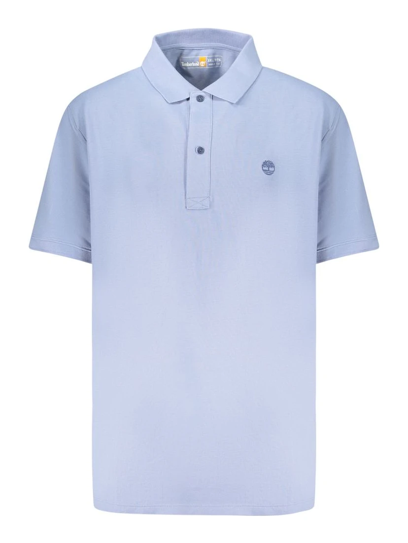 Azzurro Cotton Men Polo Shirt
