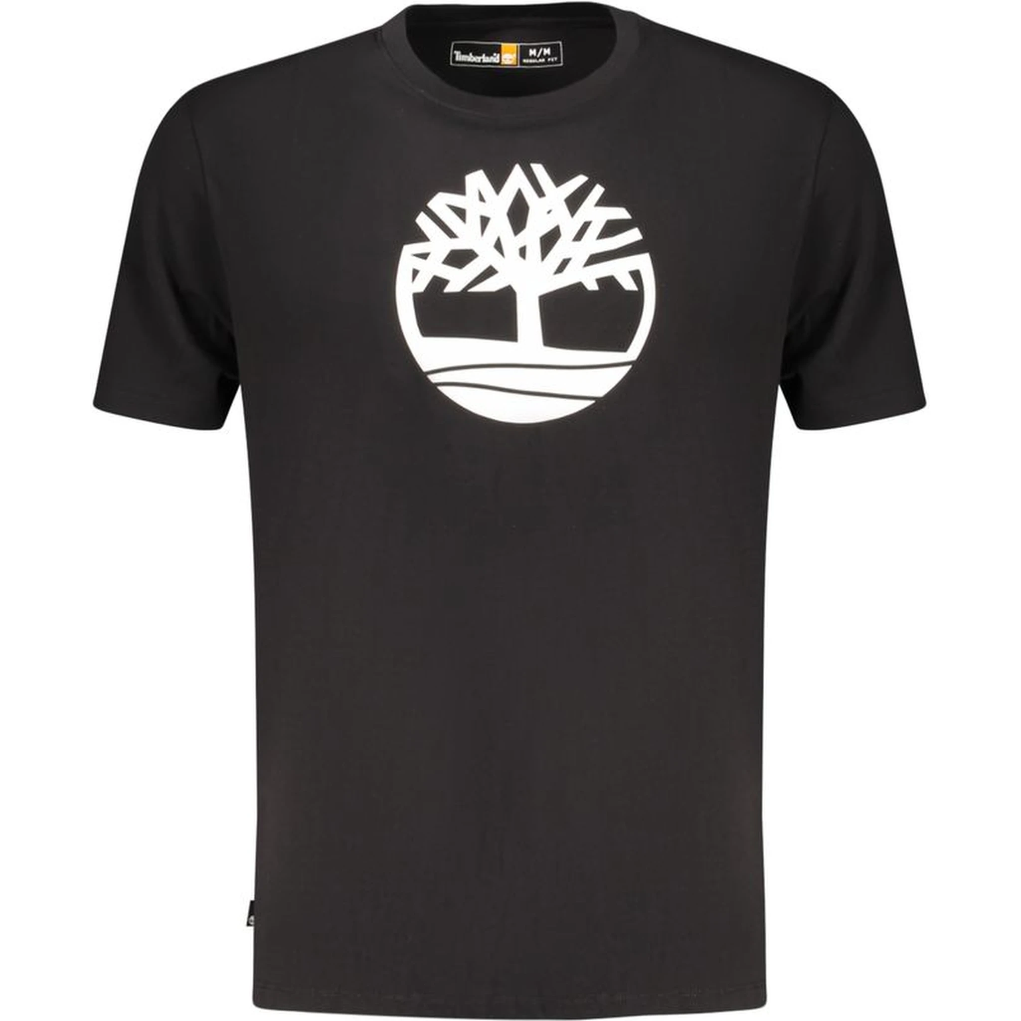 Black Cotton Men's T-Shirt