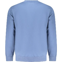 Blue Cotton Men's Sweatshirt