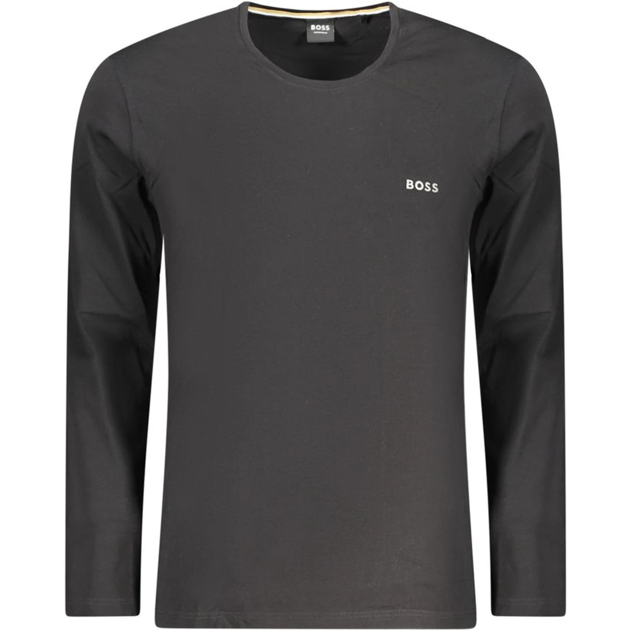 Black Cotton Men T-Shirt