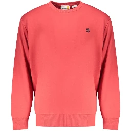 "Red Cotton Men Sweatshirt"