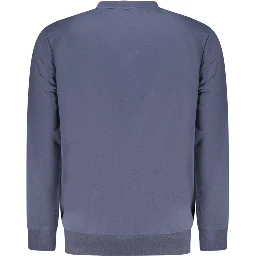 Blue Cotton Men's Sweatshirt