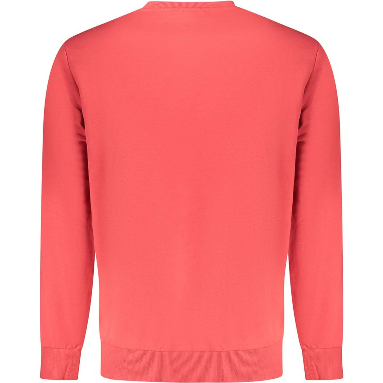 "Red Cotton Men Sweatshirt"