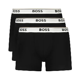Black Cotton Men Boxer