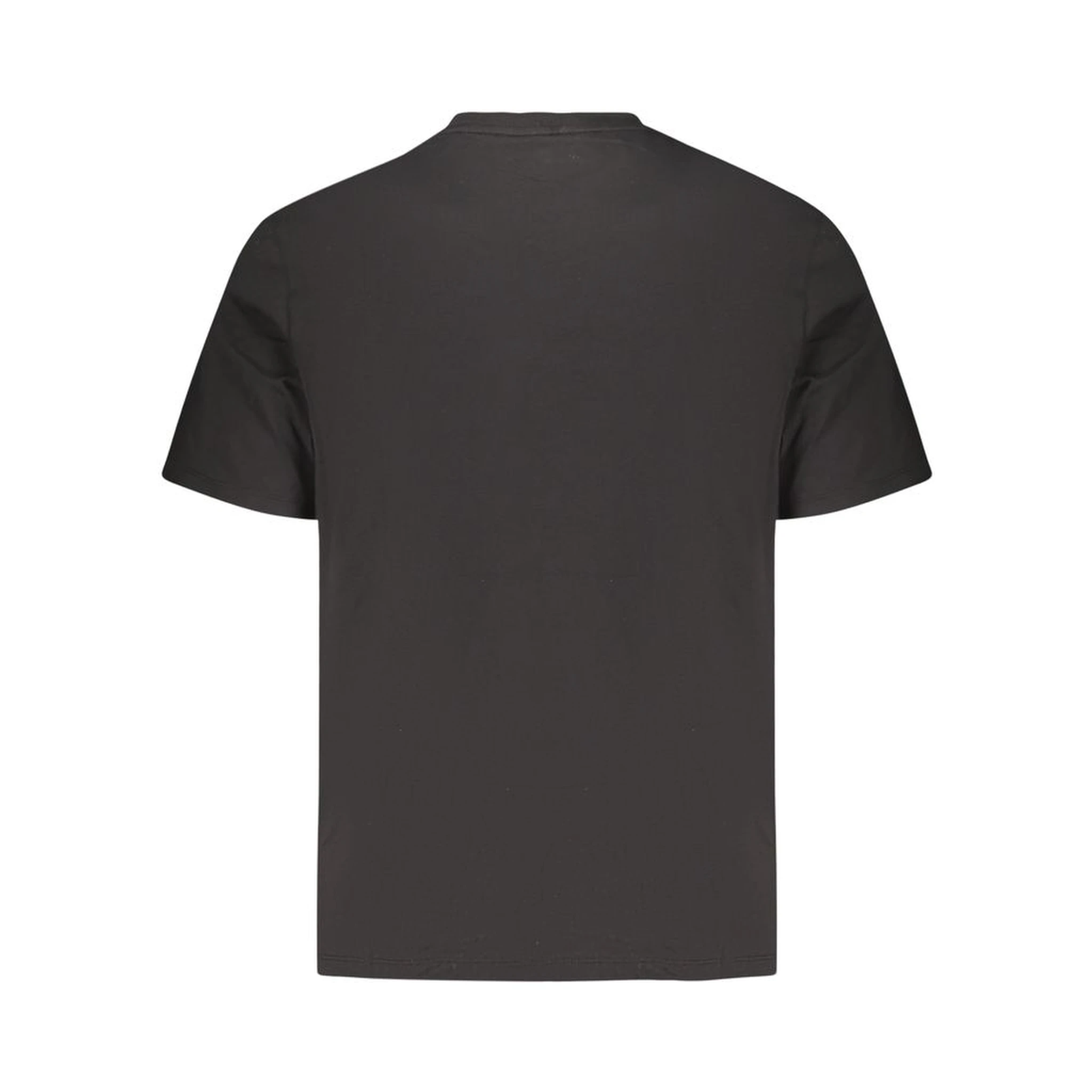 Black Cotton Men's T-Shirt