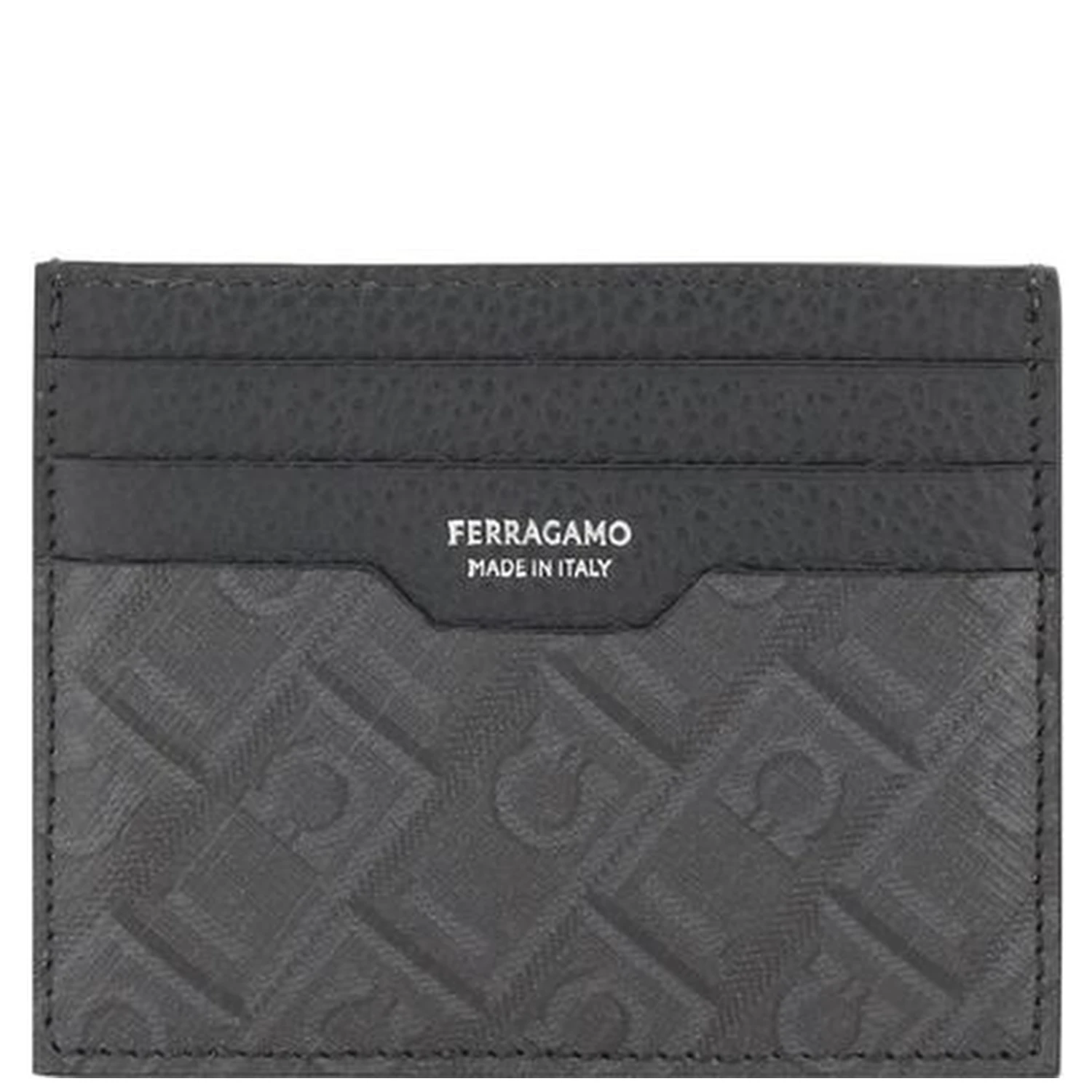 Gray Calf Leather Bos Taurus Wallet