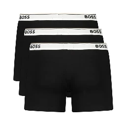Black Cotton Men Boxer