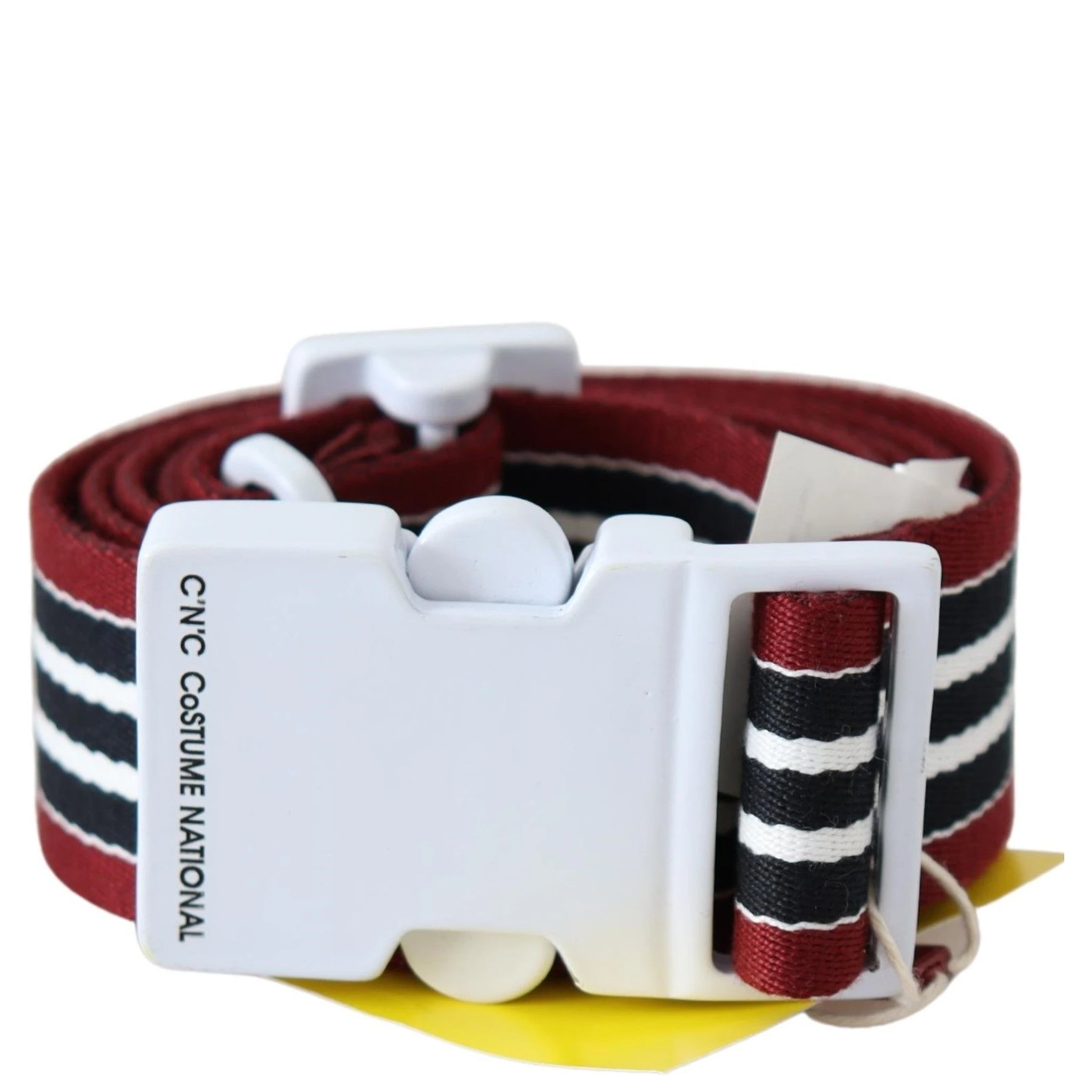 Black Cotton And Canvas Regular Belt