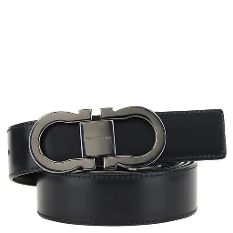 Black Calf Leather Bos Taurus Regular Belt