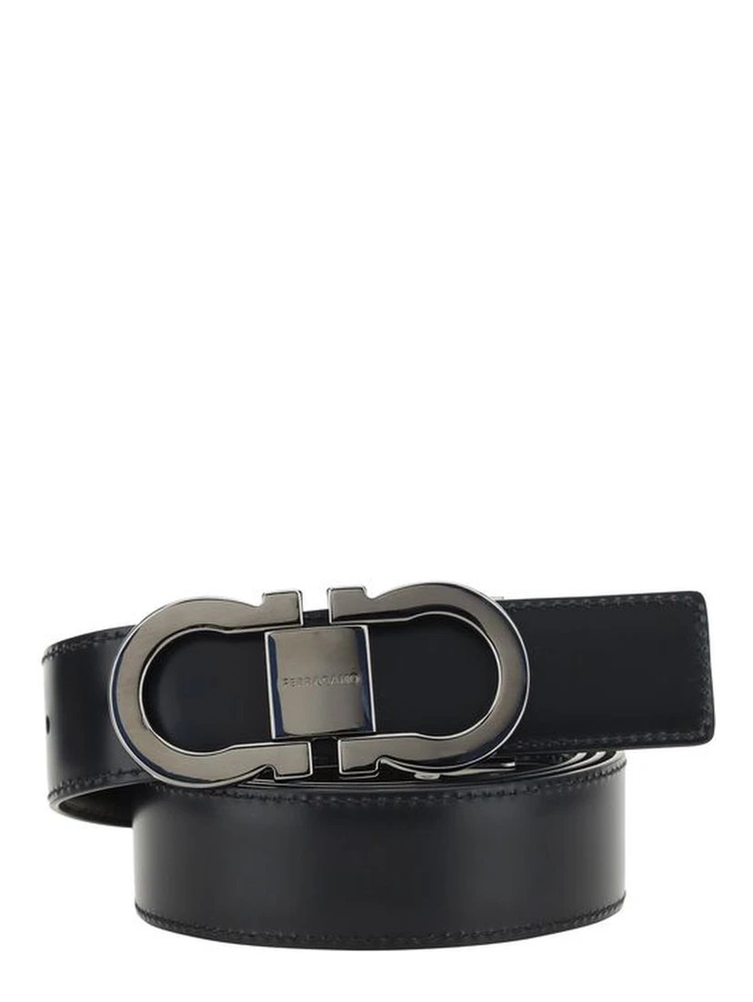 Black Calf Leather Bos Taurus Regular Belt