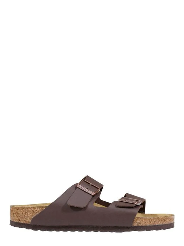 Brown Synthetic Flat Sandals