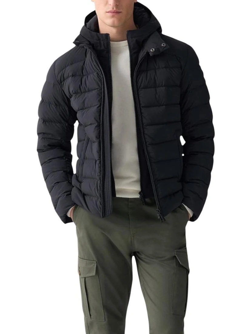 Black Polyamide Coat