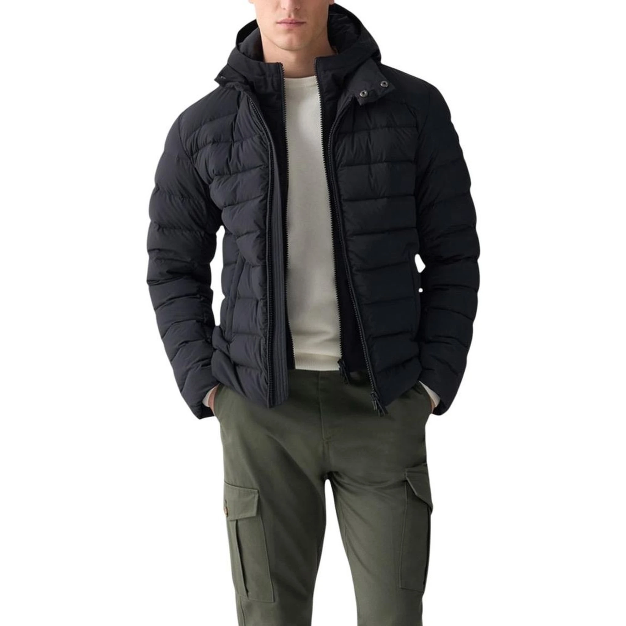 Black Polyamide Coat