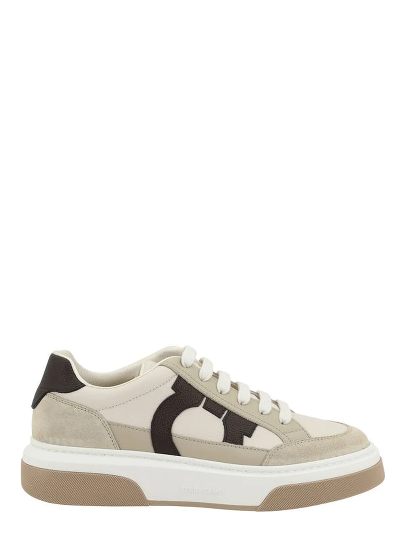 Multicolor Calf Leather Bos Taurus Platform Sneakers