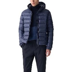 Blue Polyamide Shell Jacket