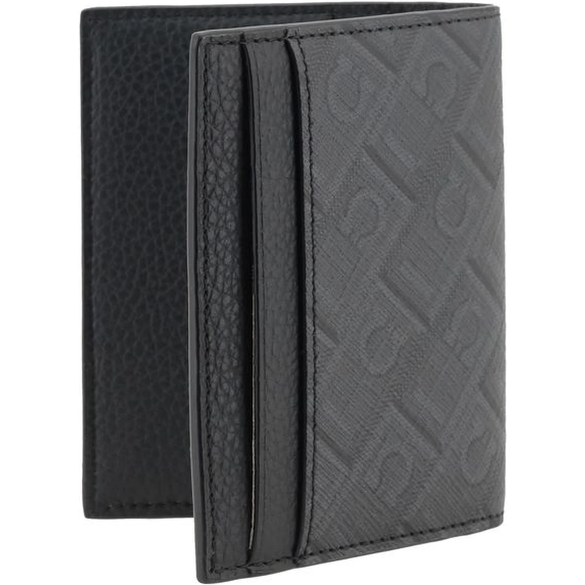 Black Calf Leather Bos Taurus Wallet