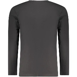 Black Cotton Men T-Shirt