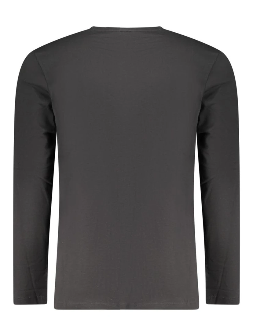 Black Cotton Men T-Shirt