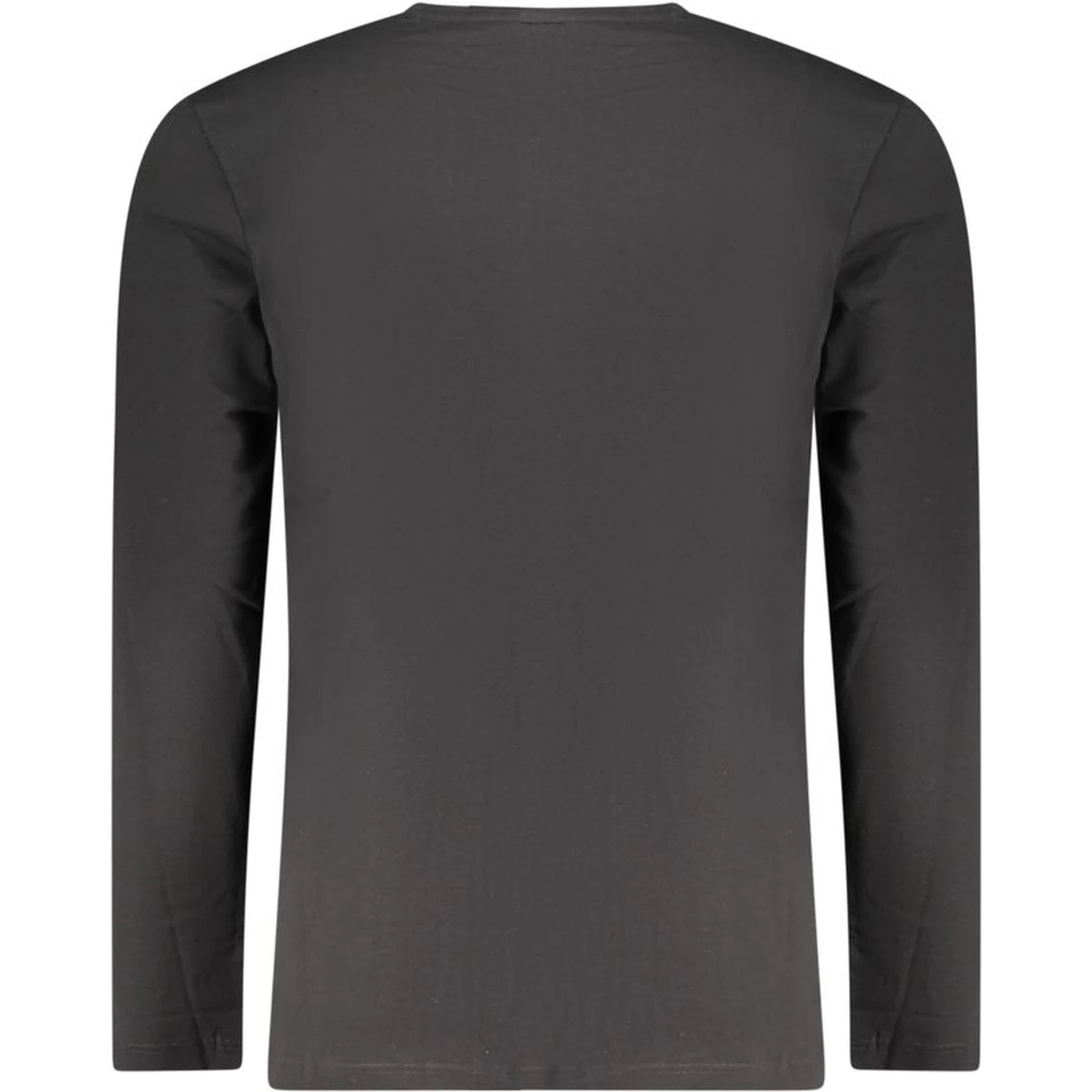 Black Cotton Men T-Shirt