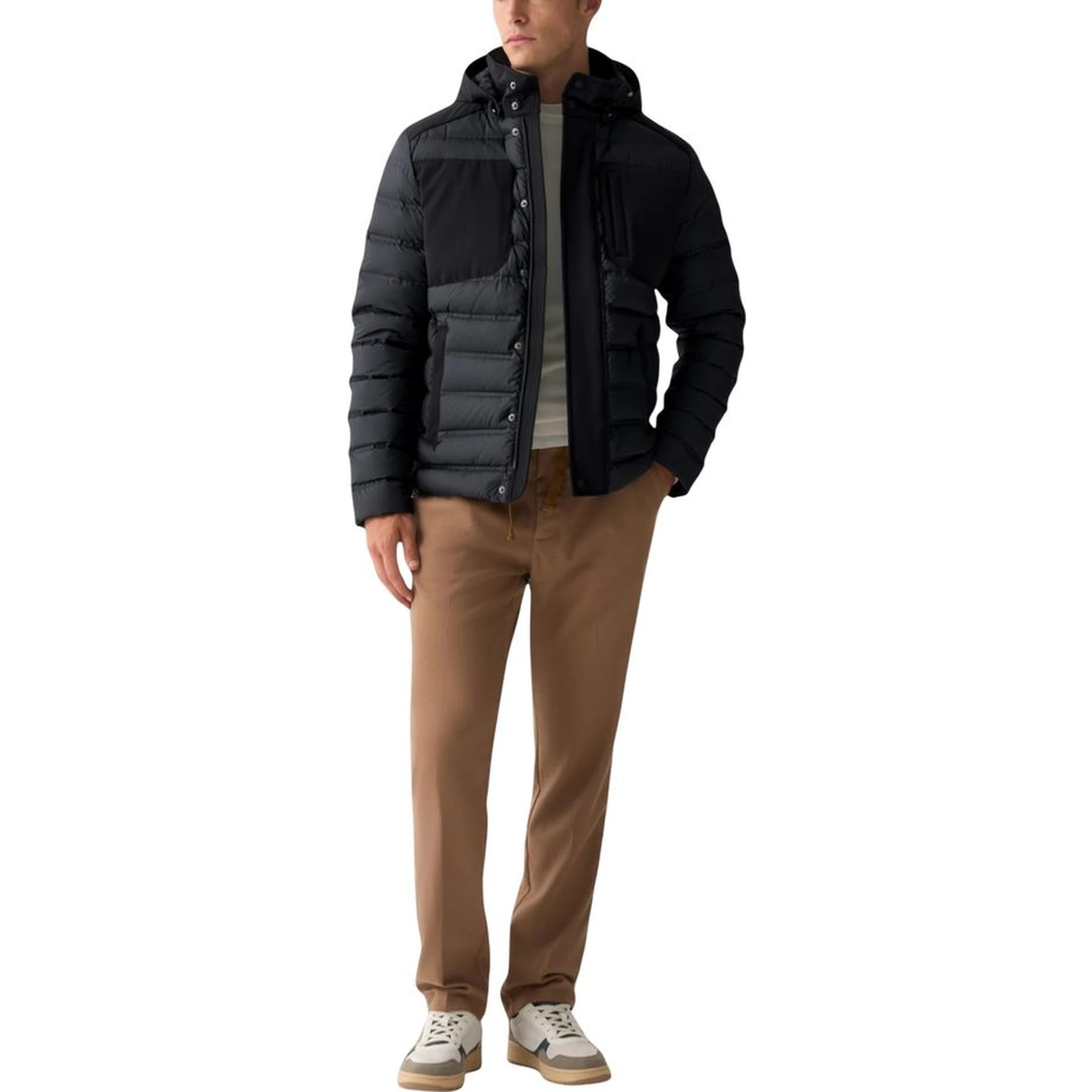 Black Polyamide Coat