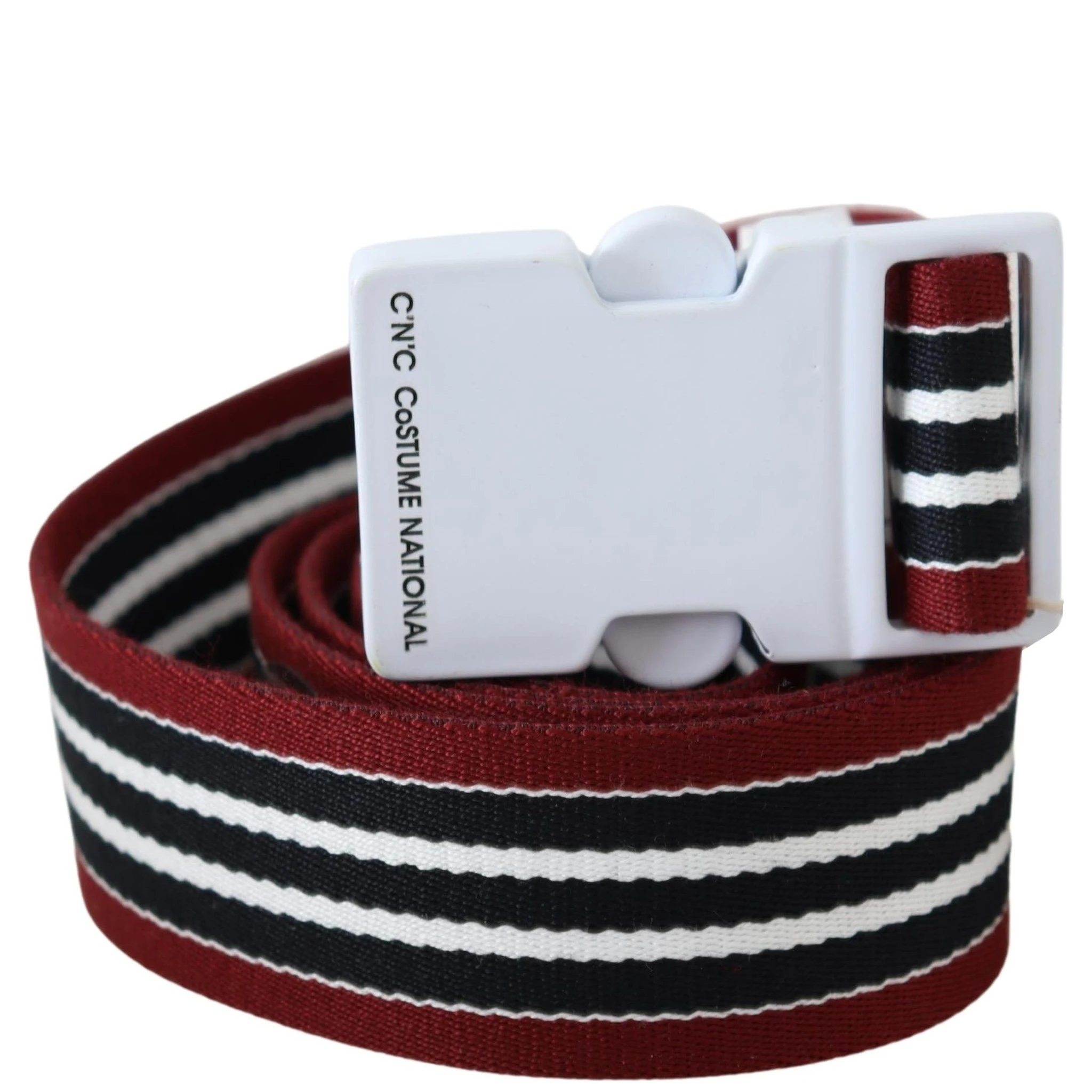 Black Cotton And Canvas Regular Belt