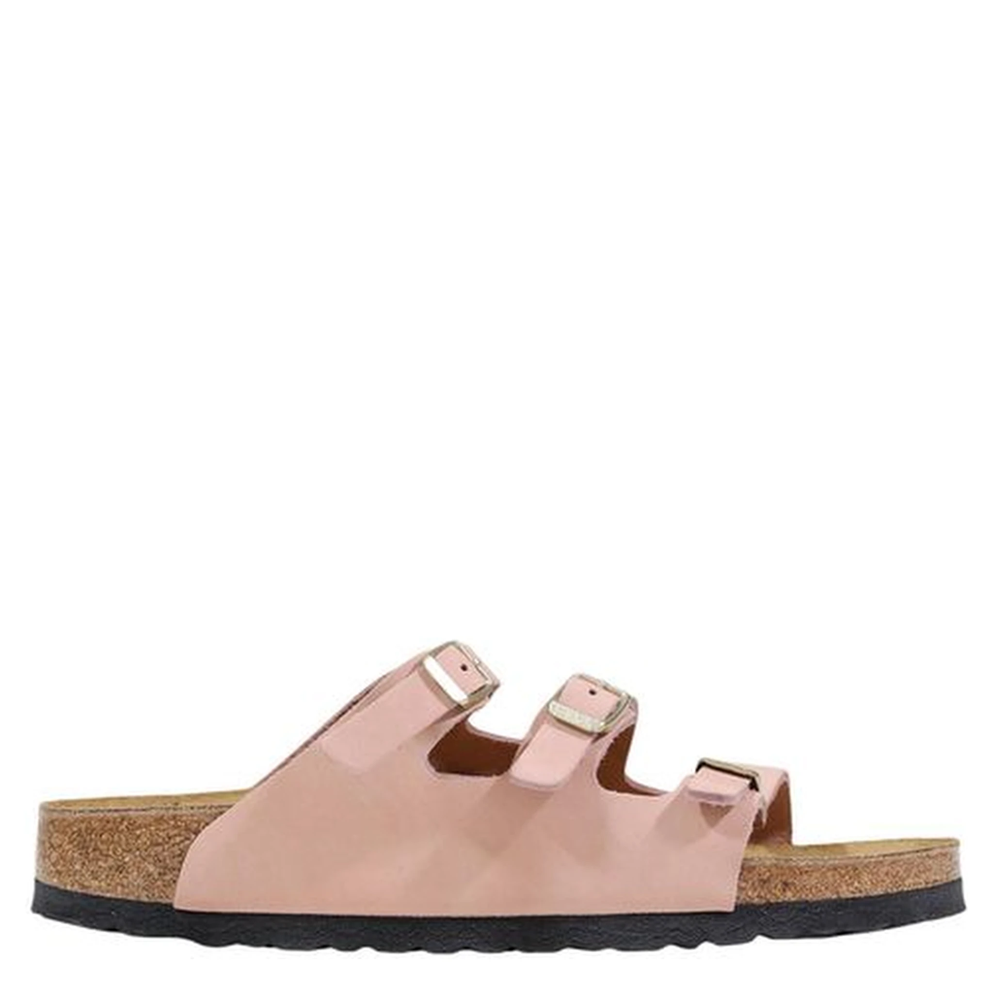 Multicolor Leather Flat Sandals