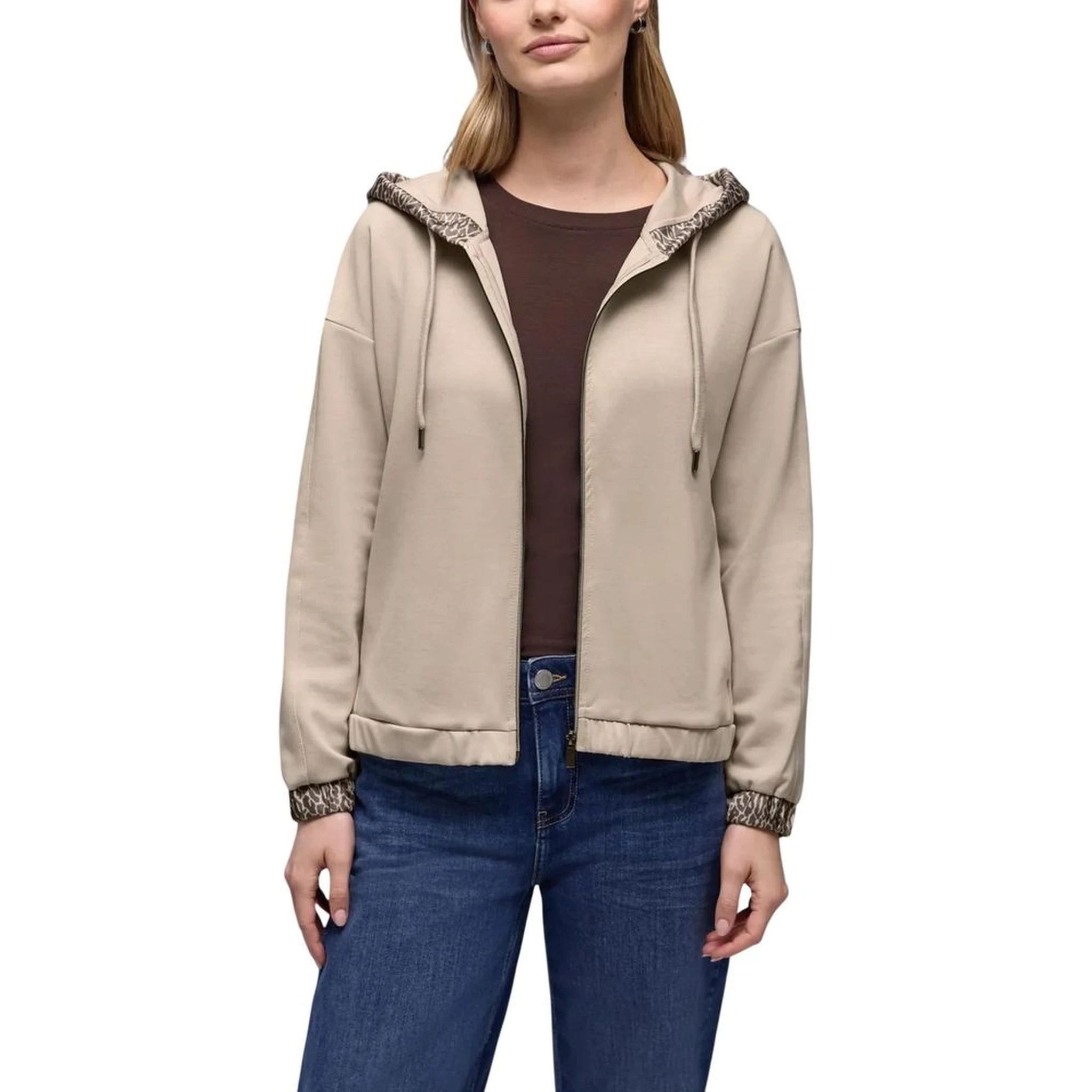 Beige Modal Hoodie