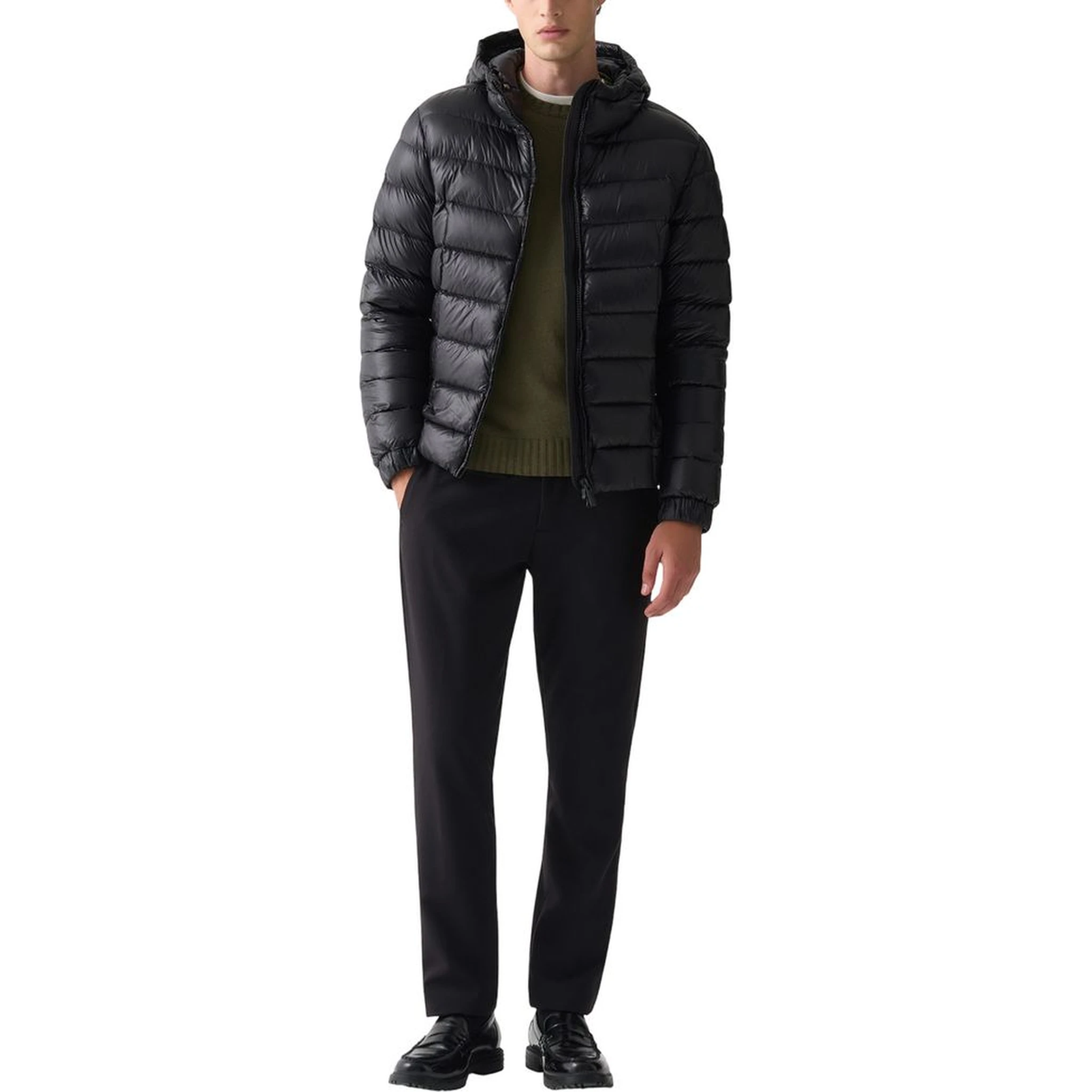 Black Polyamide Shell Jacket