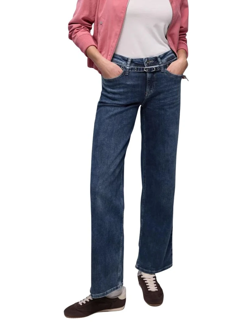 Blue Cotton Relaxed Fit Jeans
