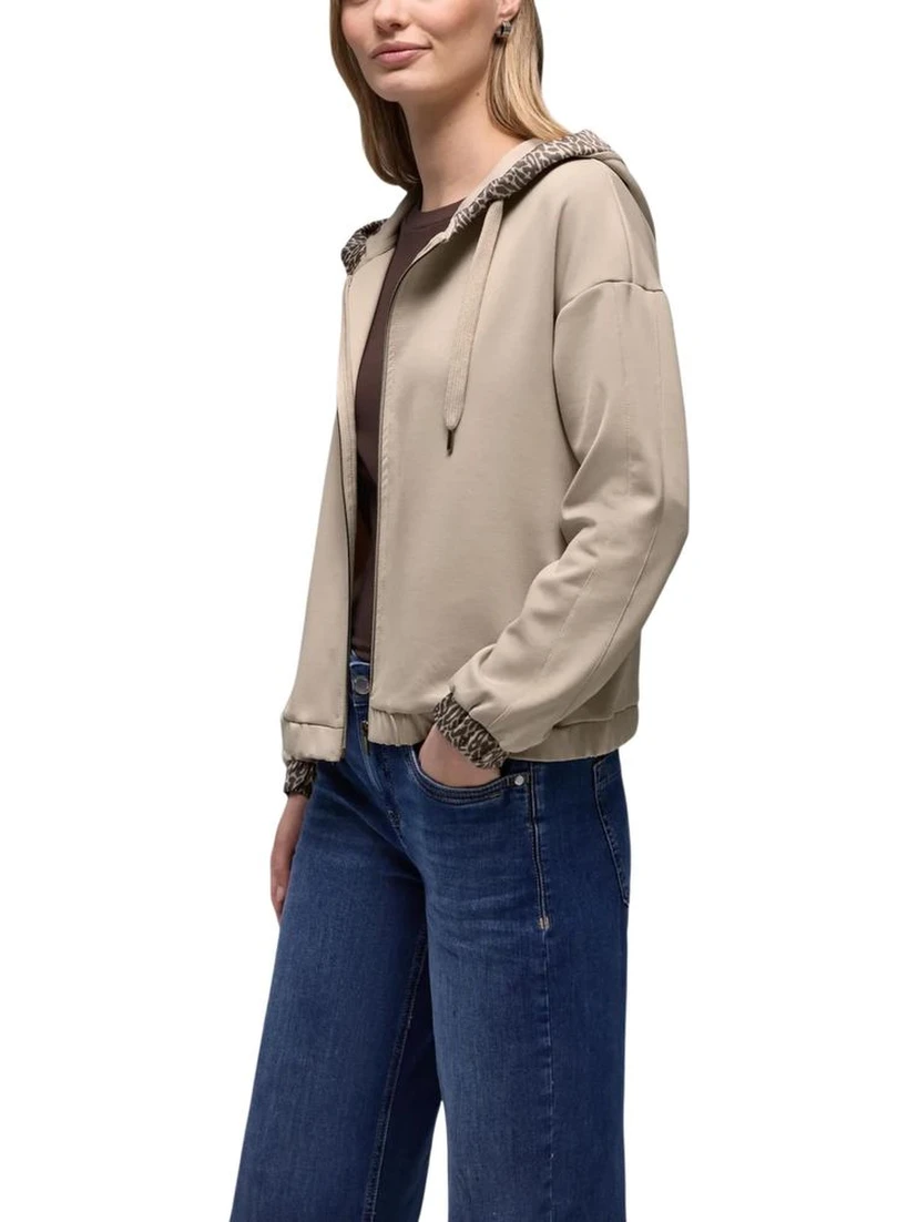 Beige Modal Hoodie