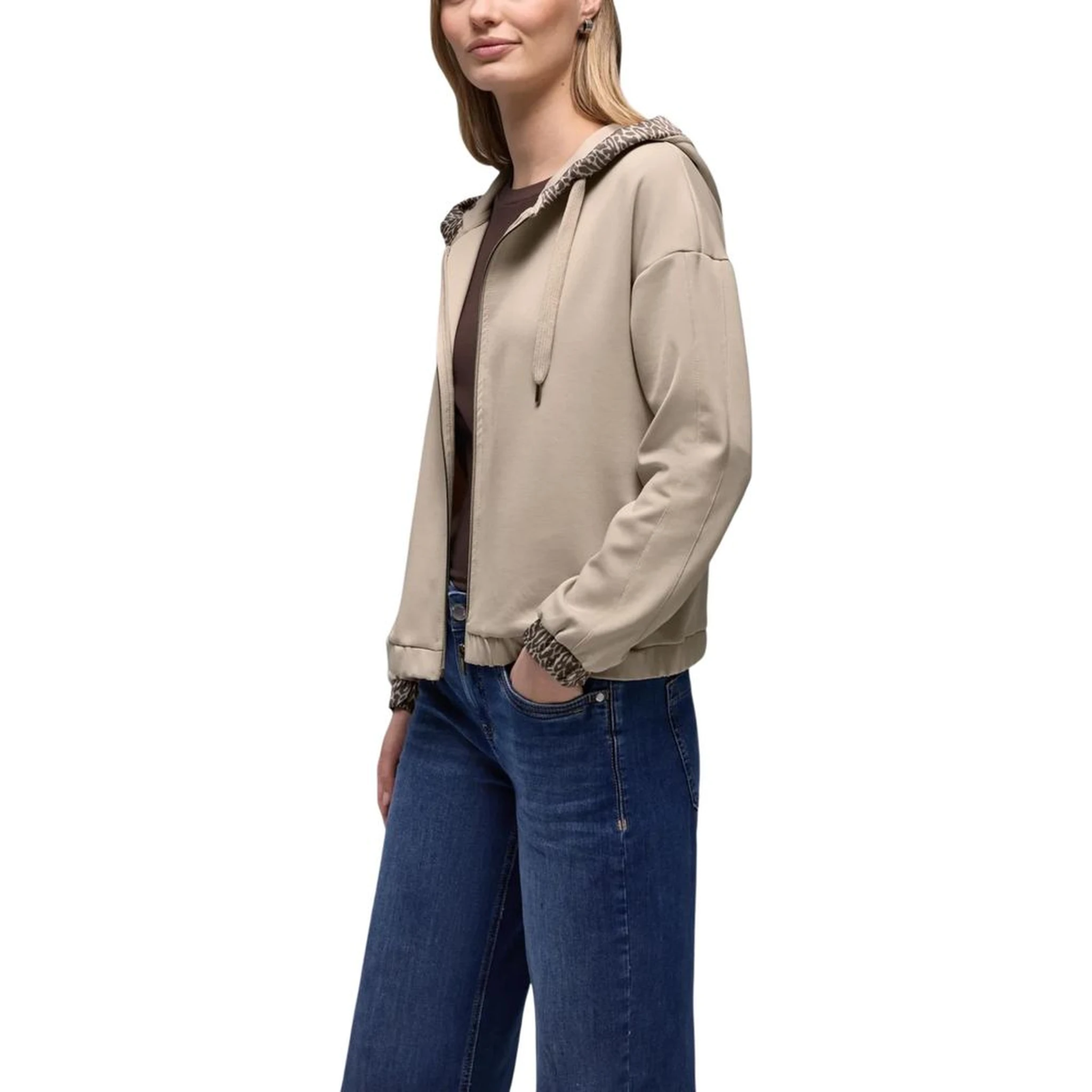 Beige Modal Hoodie