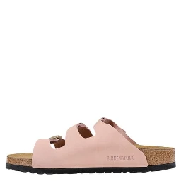 Multicolor Leather Flat Sandals