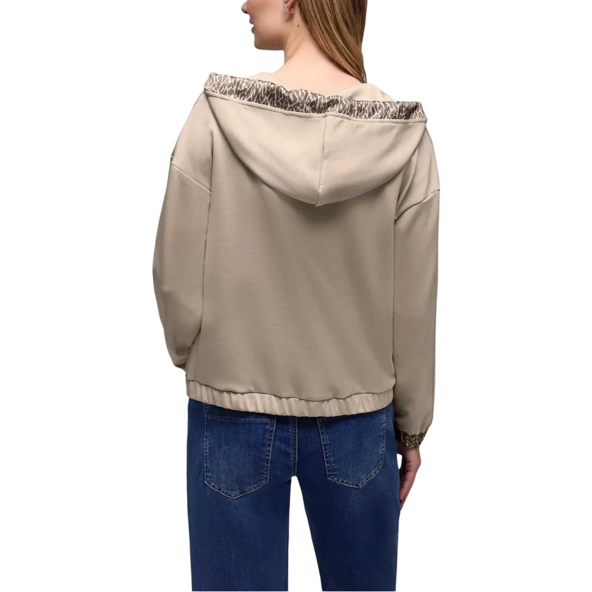 Beige Modal Hoodie