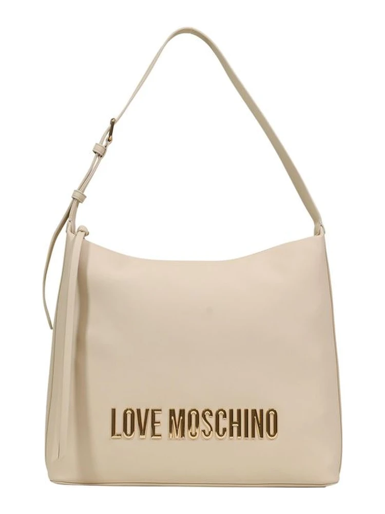 Beige Polyethylene Handbag