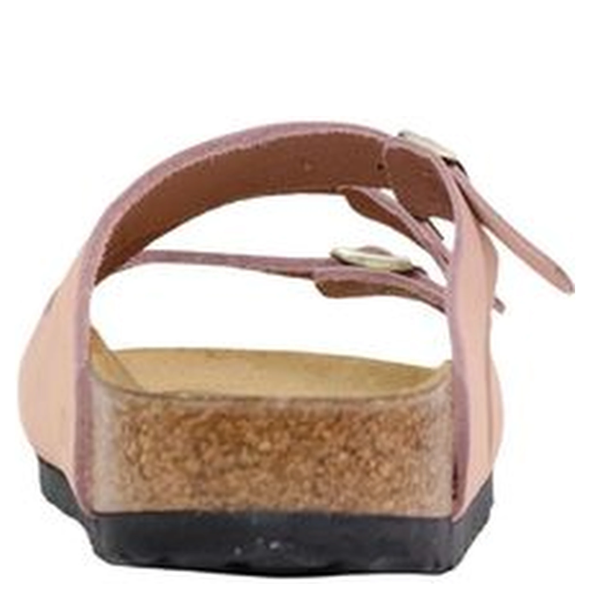 Multicolor Leather Flat Sandals