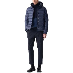 Blue Polyamide Shell Jacket