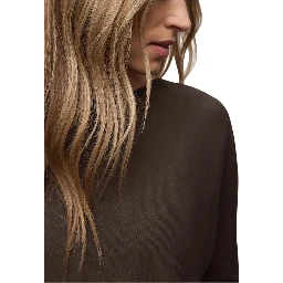 Brown Viscose Sweatshirt