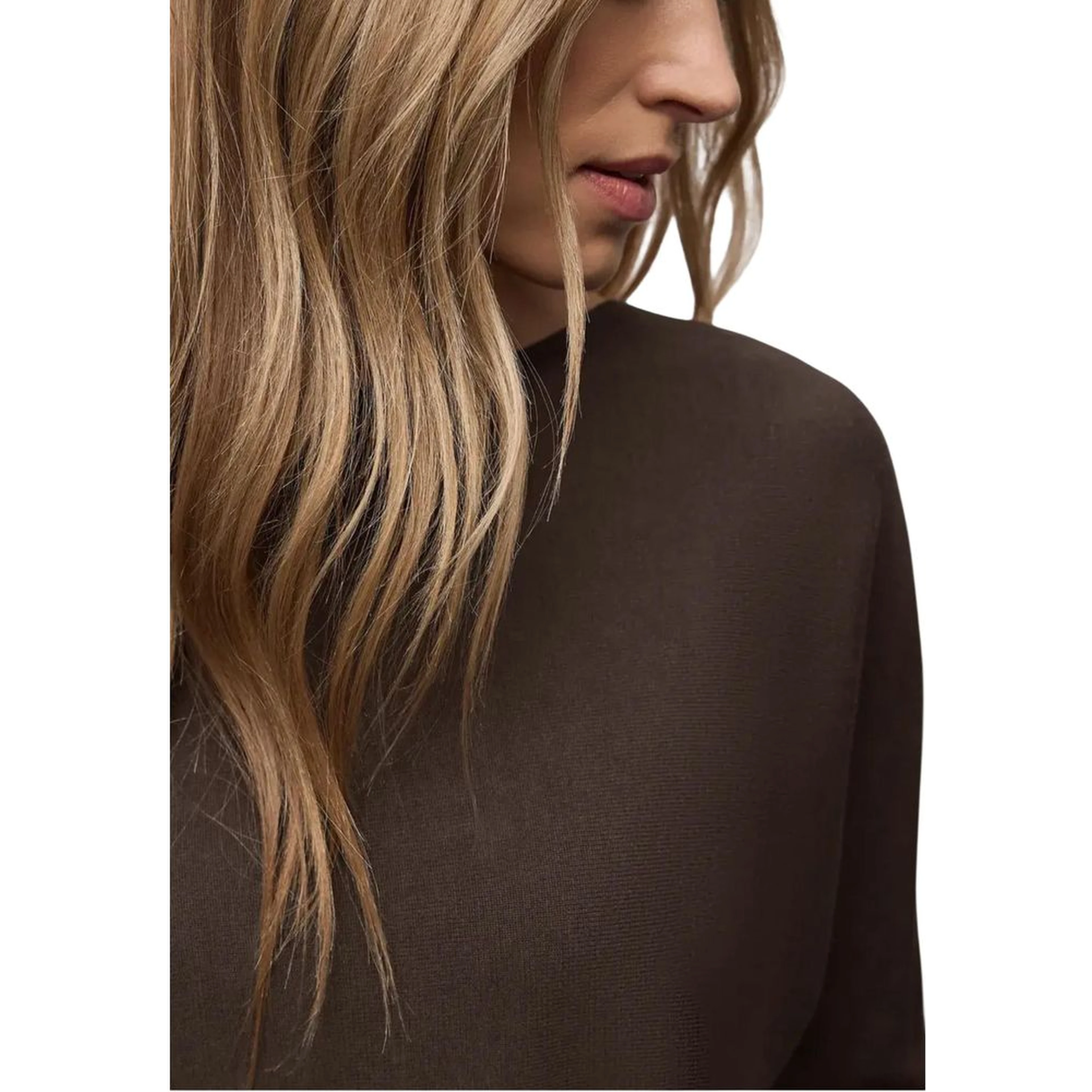 Brown Viscose Sweatshirt