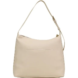 Beige Polyethylene Handbag