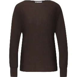 Brown Viscose Sweatshirt