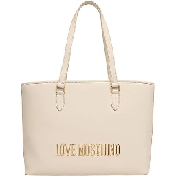 Beige Polyethylene Handbag