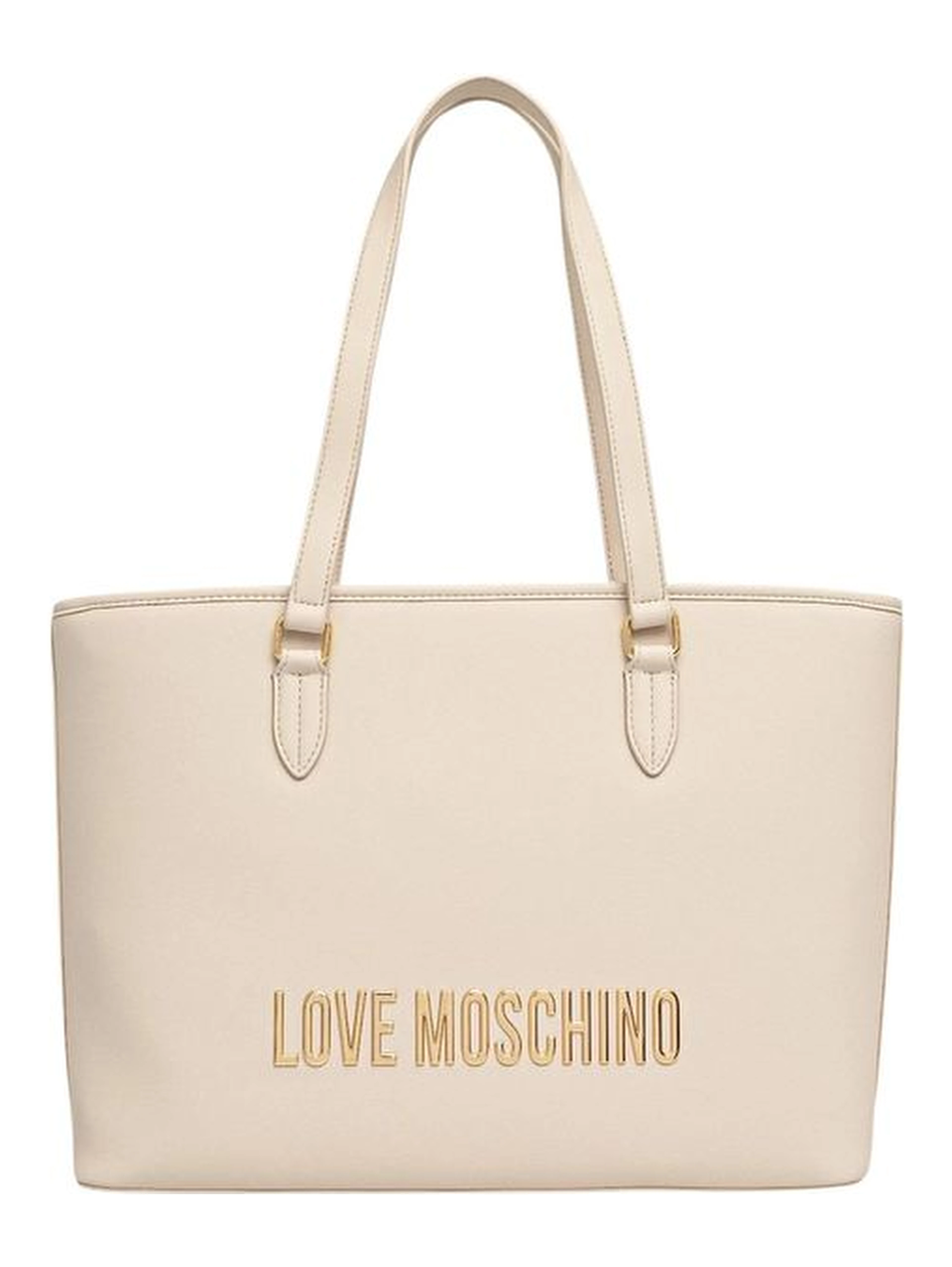 Beige Polyethylene Handbag