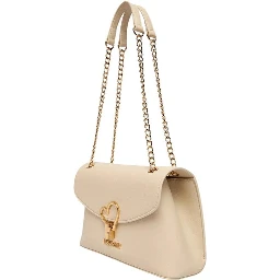 Beige Polyethylene Handbag