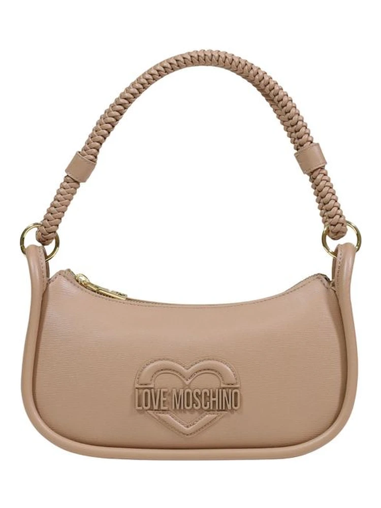 Beige Polyethylene Handbag