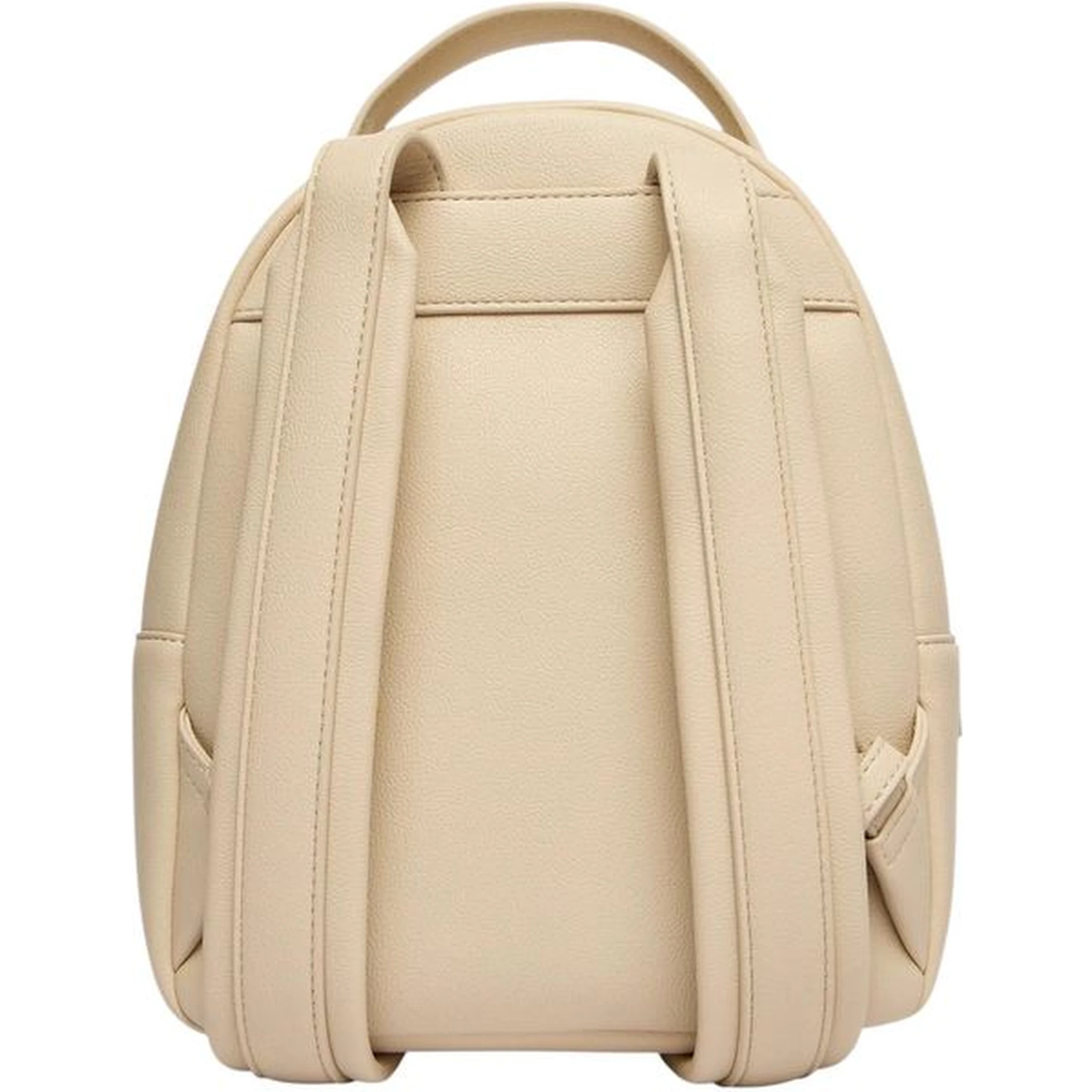 Beige Polyethylene Backpack