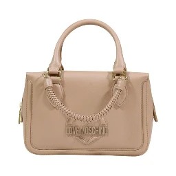 Beige Polyethylene Handbag