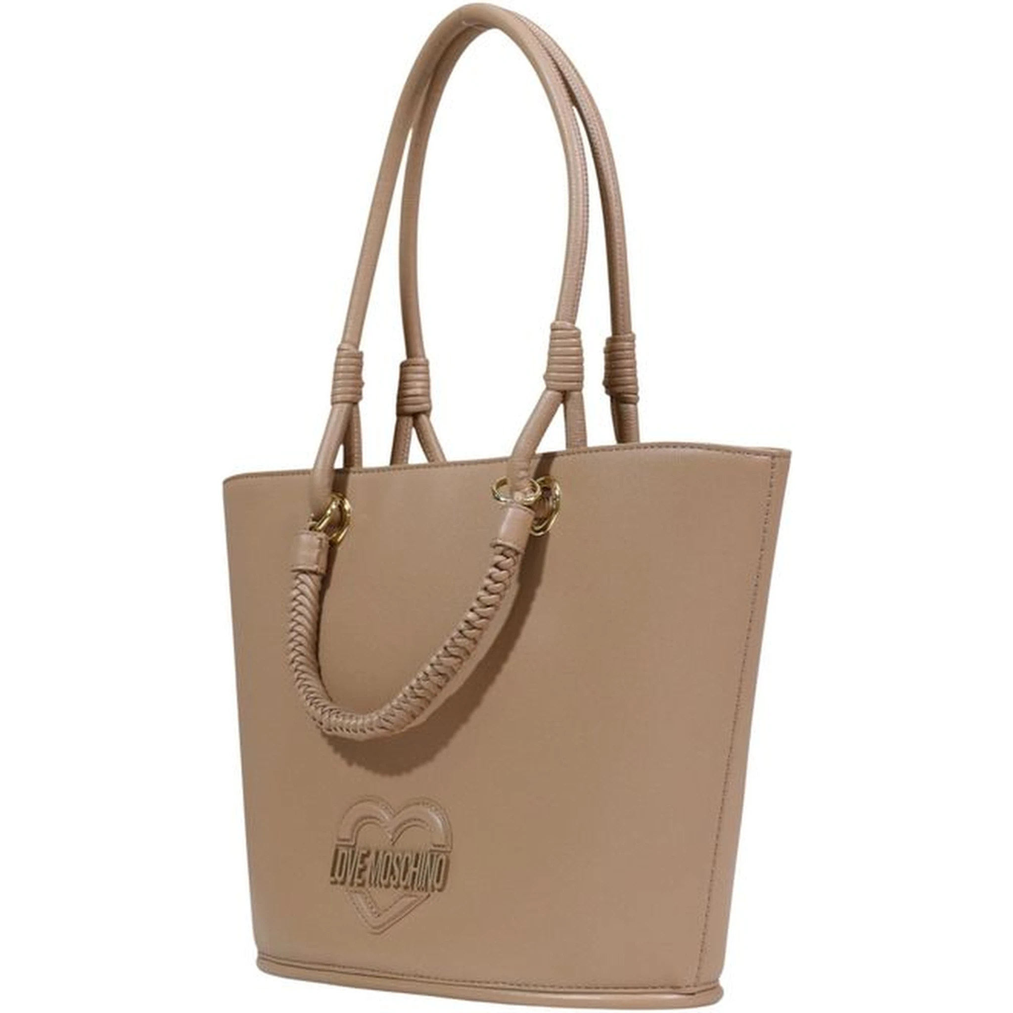 Beige Polyethylene Handbag