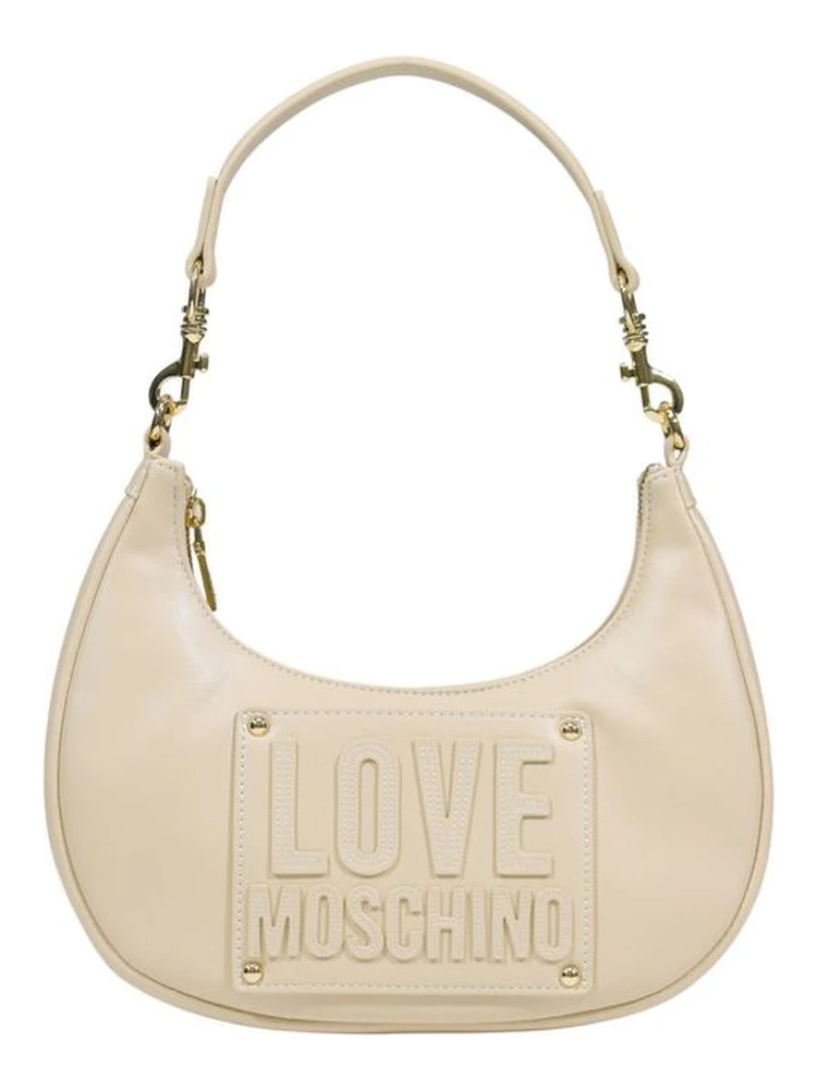 Cream Polyethylene Handbag
