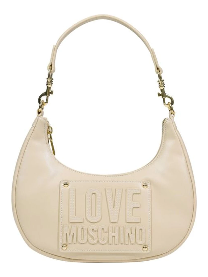 Cream Polyethylene Handbag