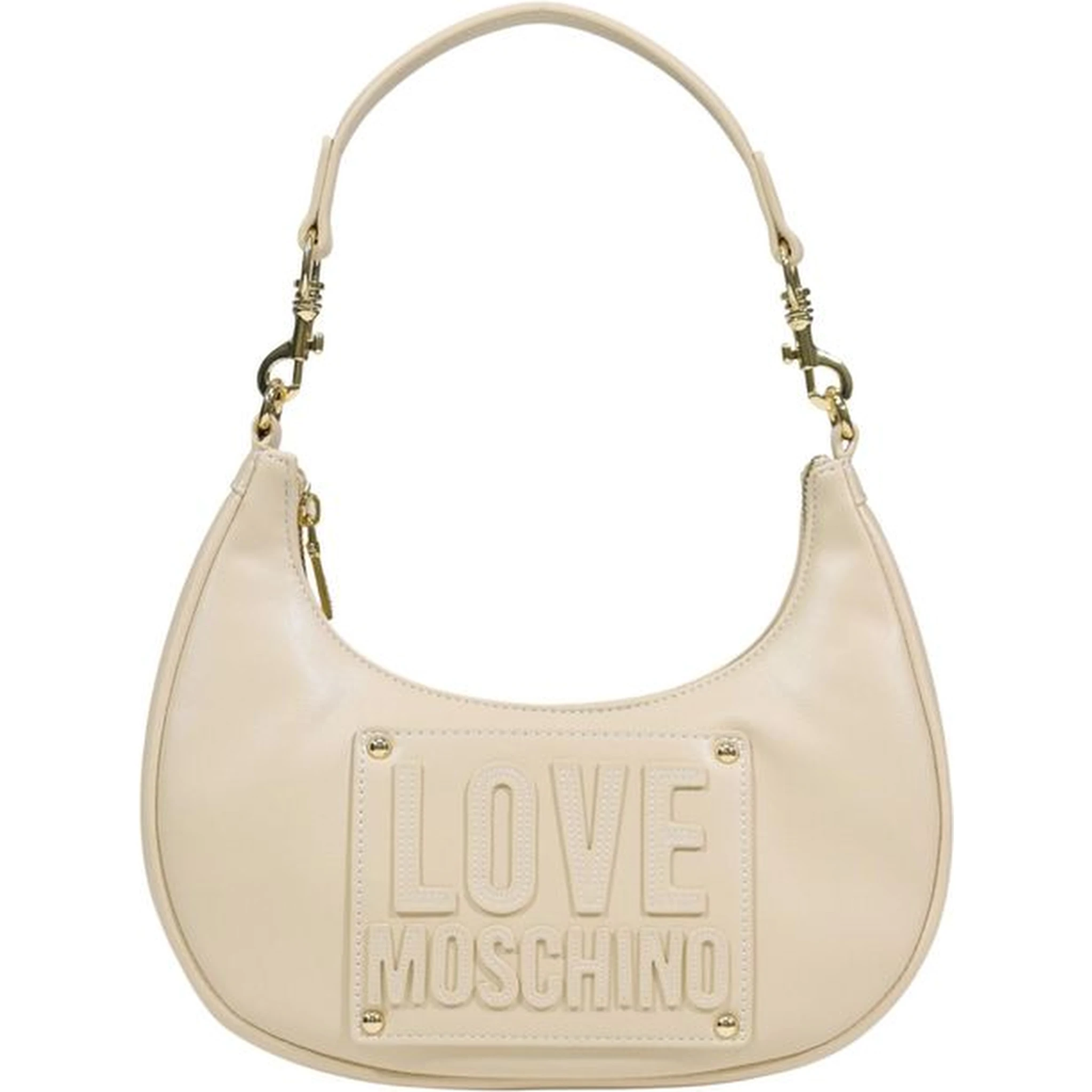 Cream Polyethylene Handbag